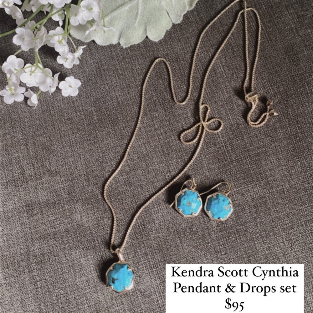 Kendra Scott Cynthia Earrings and Necklace Set